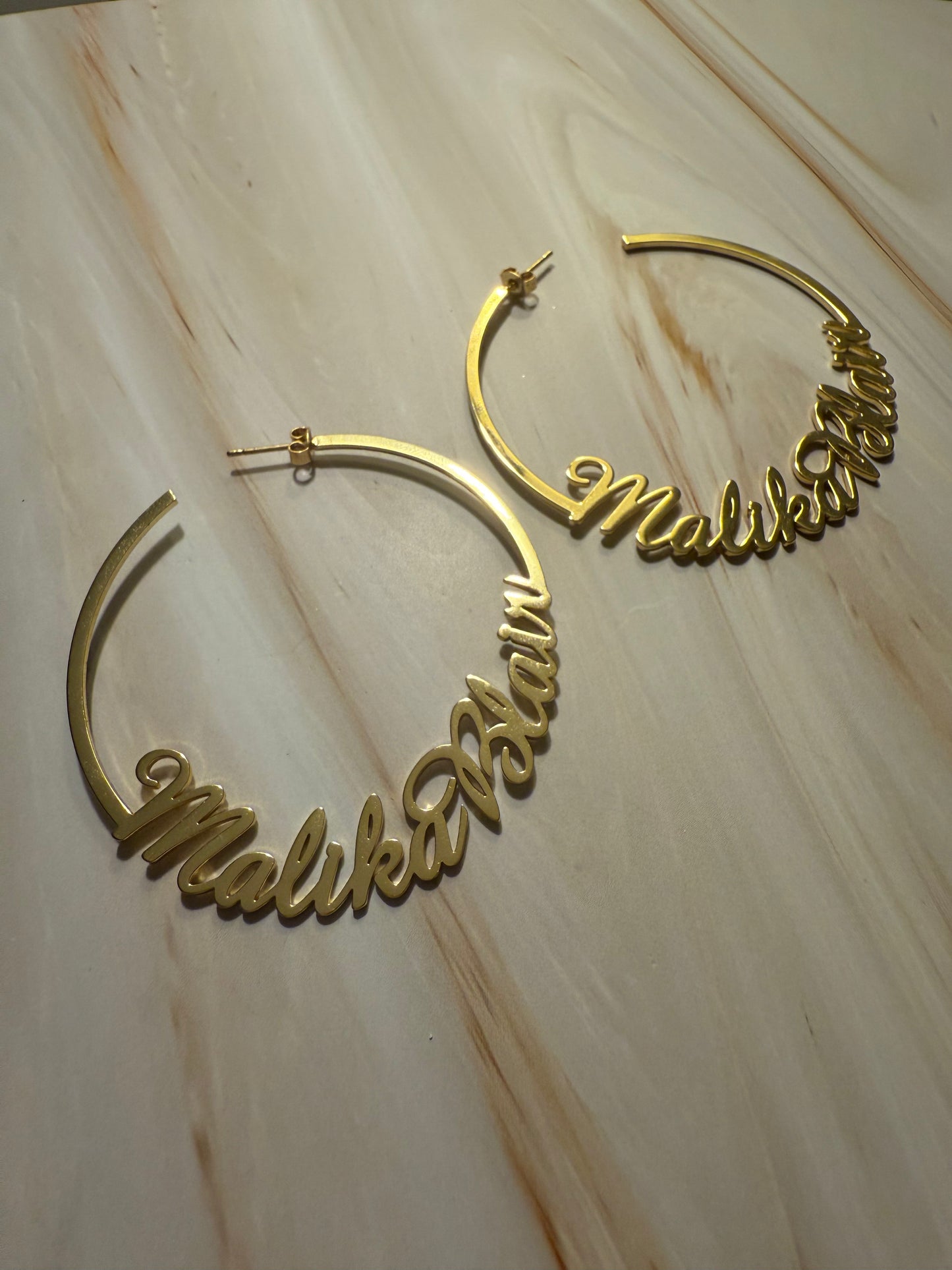 Main Character Hoop Earrings