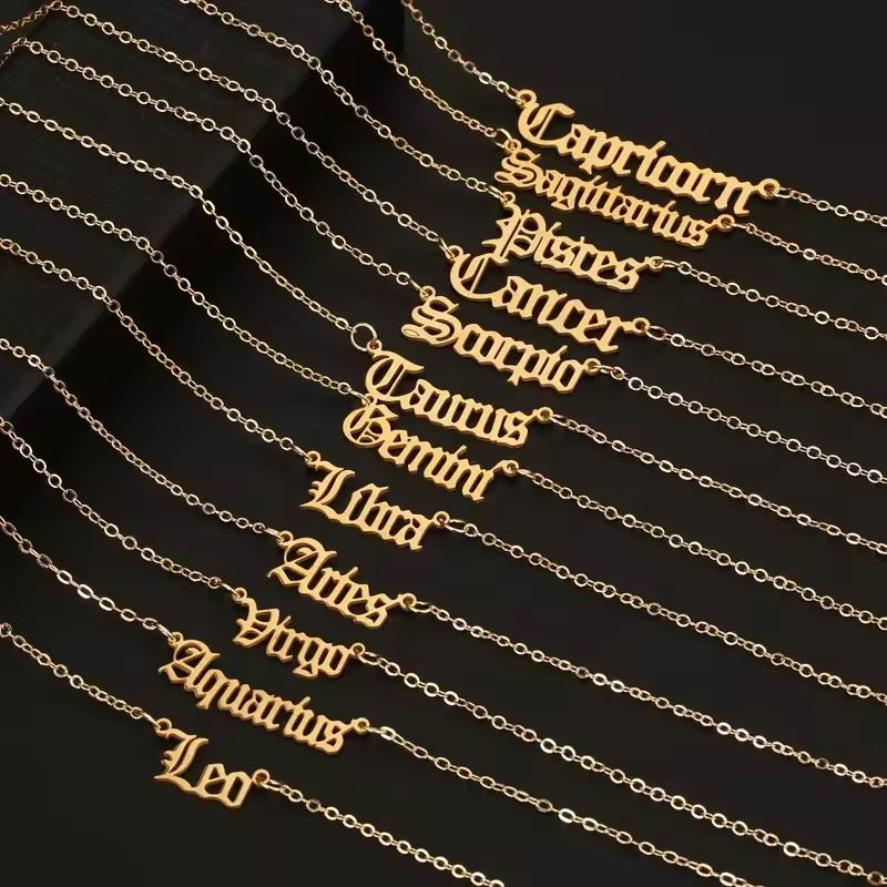 Old English Zodiac Chain