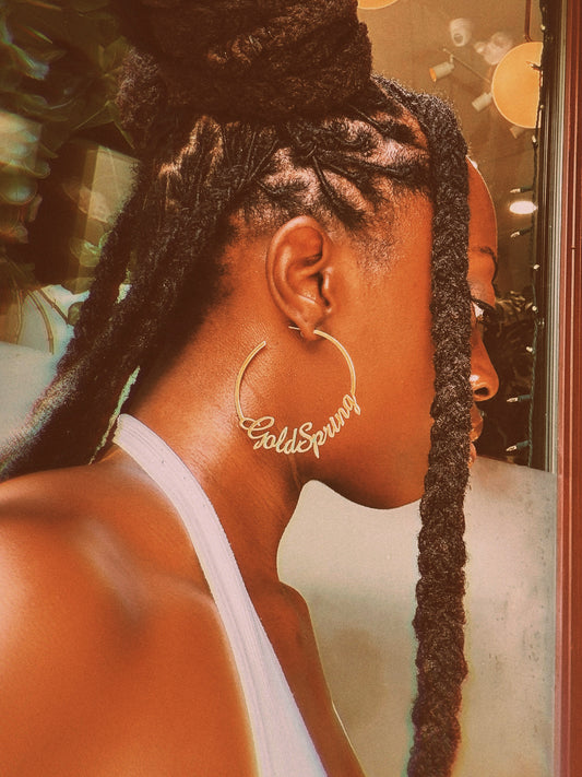 Main Character Hoop Earrings